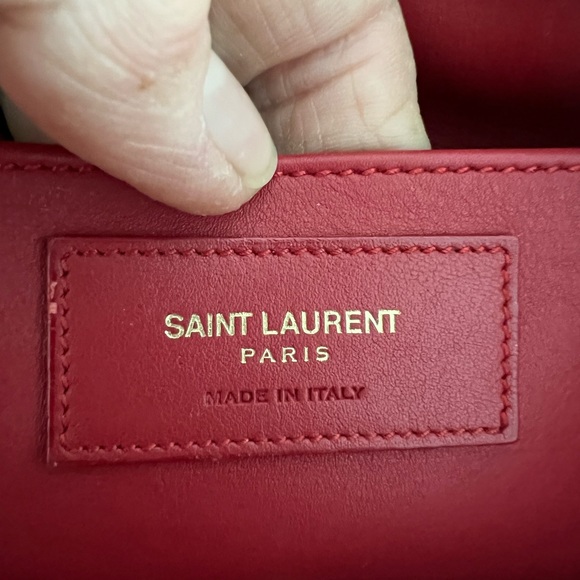 Saint Laurent Monogram Cabas Leather Tote - Picture 2 of 16